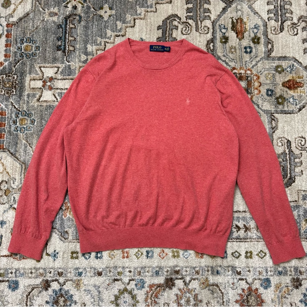Ralph Lauren Men's Coral Crewneck Sweater